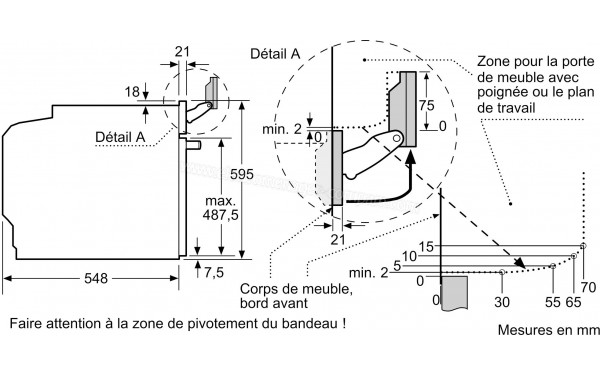 NEFF B47FS22N0 - Dimensions