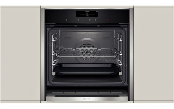 NEFF B48CT34N0 - Vue de face, porte ouverte