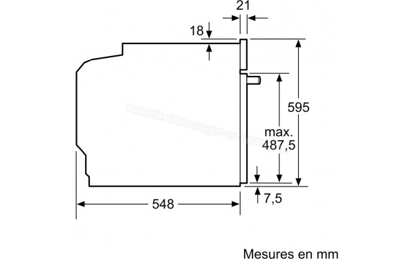 NEFF B54CR31N0F - Dimensions