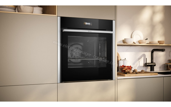 NEFF B54CR71N0 - Appareil encastr&eacute; vue 3/4 gauche