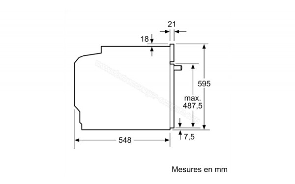NEFF B57CS22N0 - Dimensions