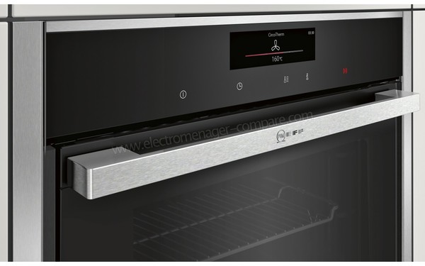 NEFF B58CT62H0 - Vue 3/4 gauche panneau de commandes