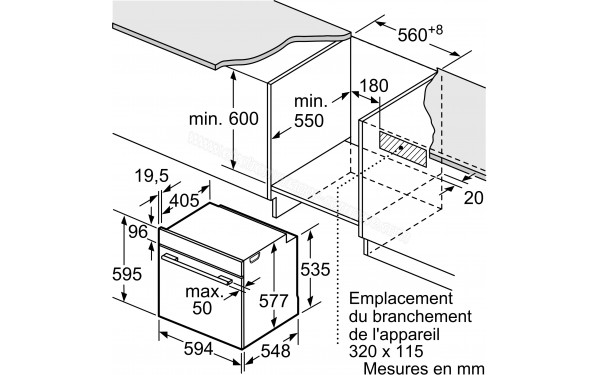 NEFF B5AVM7AG7 - Dimensions