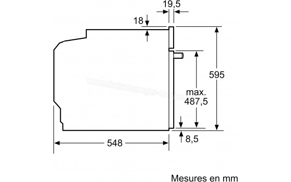 NEFF B5AVM7AG7 - Dimensions