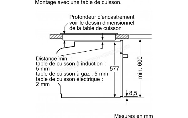NEFF B5CCH7AN0 - Sch&eacute;ma technique