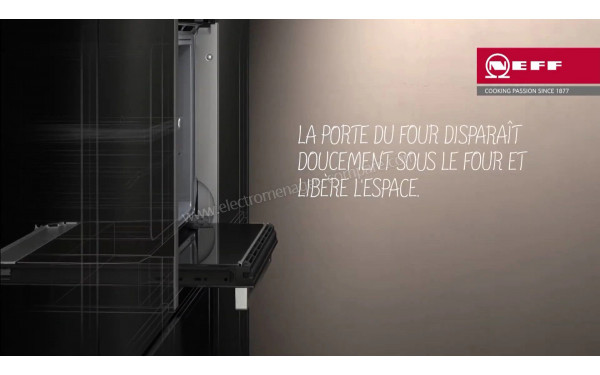NEFF B6ACH7AG3F - Porte escamotable