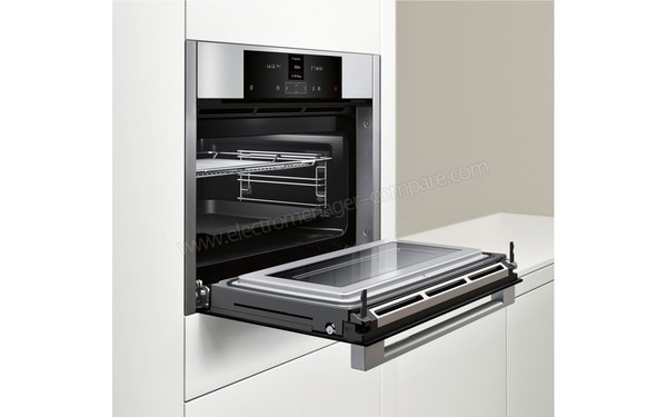 NEFF C15MR02N0 - Vue 3/4 gauche porte ouverte