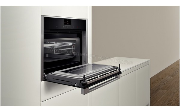 NEFF C17MS32N0 - Vue 3/4 gauche, porte ouverte