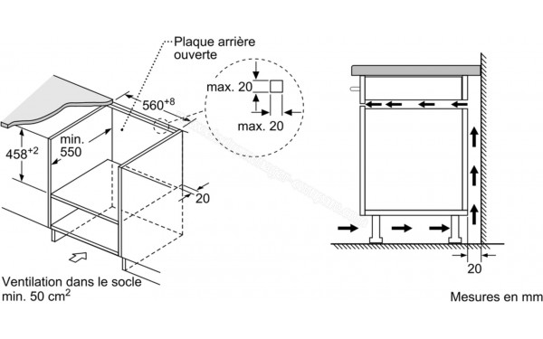 NEFF C1AMG84N0 - Dimensions