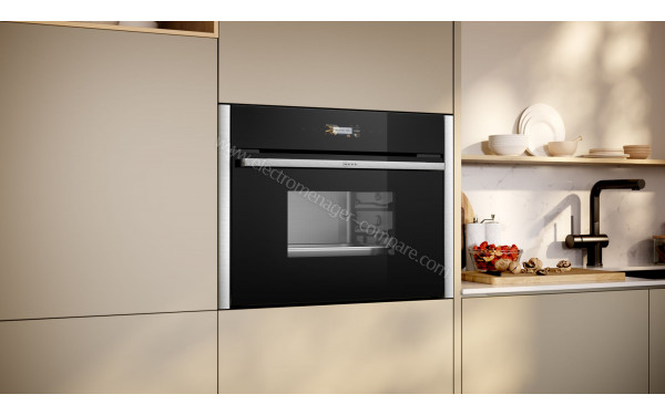 NEFF C24DR1XN0 - Appareil encastr&eacute; vue 3/4 gauche