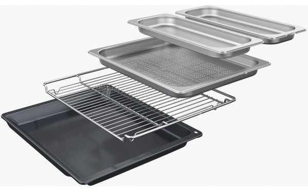 NEFF C24FS31N0 - Vue de la grille et des l&egrave;chefrites