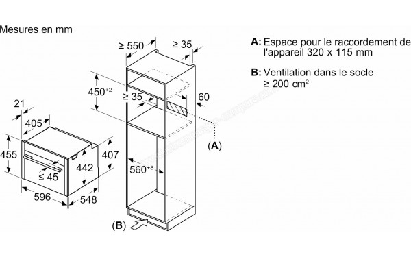 NEFF C24MR21N0 - Dimensions