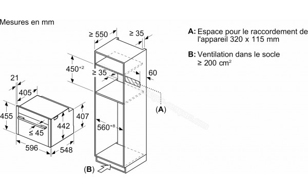 NEFF C24MS31N0 - Dimensions