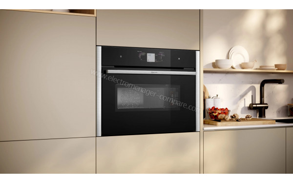 NEFF C24MT7MN0 - Appareil encastr&eacute; vue 3/4 gauche