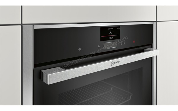 NEFF C27MS22N0 - Vue 3/4 gauche, bandeau et poign&eacute;e