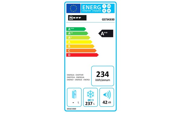 NEFF GS7343I30 - &Eacute;tiquette &eacute;nergie