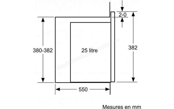 NEFF HLAGD53G0 - Dimensions