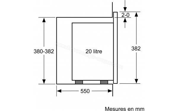 NEFF HLAWD23G0 - Dimensions