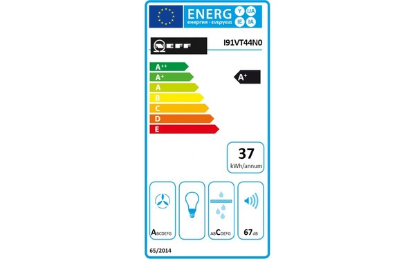 NEFF I91VT44N0 - &Eacute;tiquette &eacute;nergie