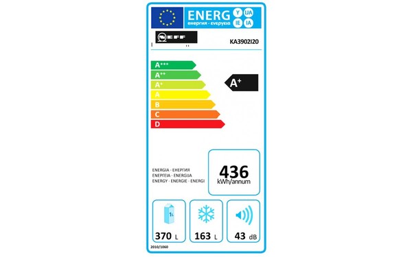 NEFF KA3902I20 - &Eacute;tiquette &eacute;nergie
