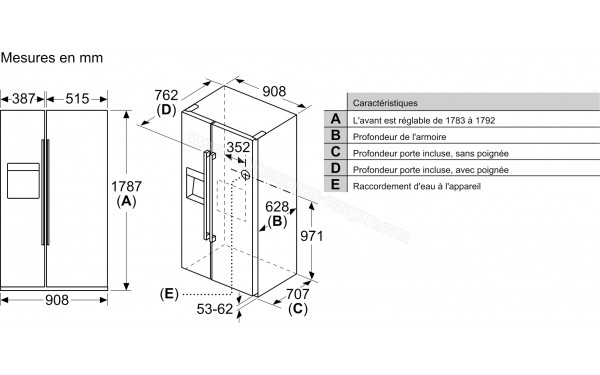 NEFF KA3923IE0 - Dimensions