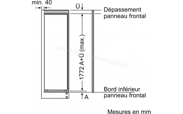 NEFF KI1812FE0 - Dimensions