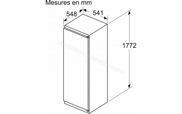NEFF KI2821SE0 - Dimensions