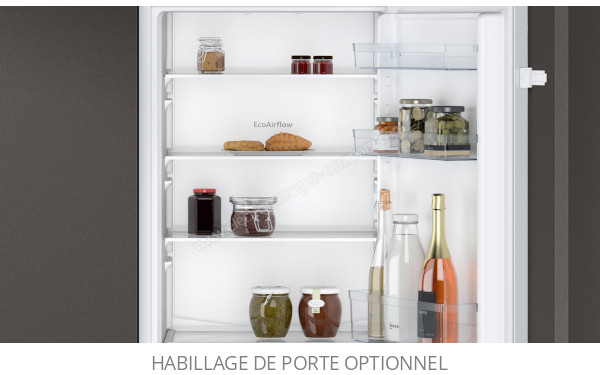 NEFF KI5861SE0 - Vue de l'int&eacute;rieur partie r&eacute;frig&eacute;rateur