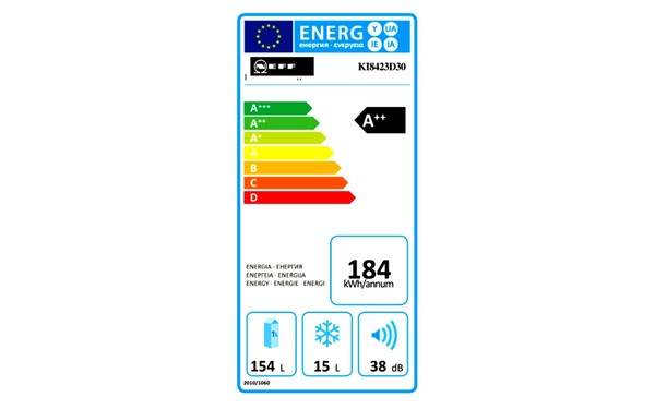 NEFF KI8423D30 - &Eacute;tiquette &eacute;nergie