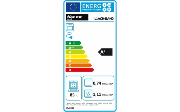 NEFF L1ACH4MN0 - &Eacute;tiquette &eacute;nergie