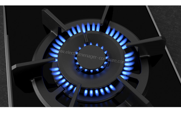 NEFF N23TS19N0 - Zoom sur le foyer &agrave; gaz