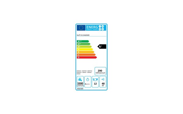 NEFF S513A60X0E - &Eacute;tiquette &eacute;nergie