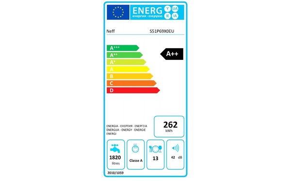 NEFF S51P69X0EU - &Eacute;tiquette &eacute;nergie