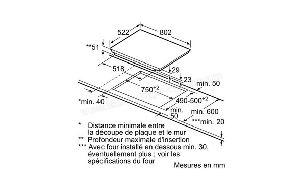 NEFF T41D89X2 - Niche d'encastrement