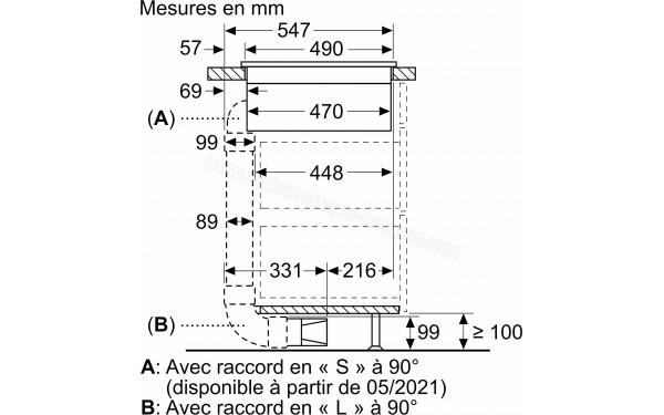 NEFF T46CB4AX2 - Sch&eacute;ma technique