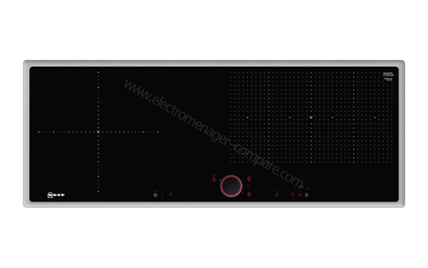 NEFF T50BS31N0 - Vue du dessus avec commandes allum&eacute;es  (cr&eacute;dit : Boulanger)