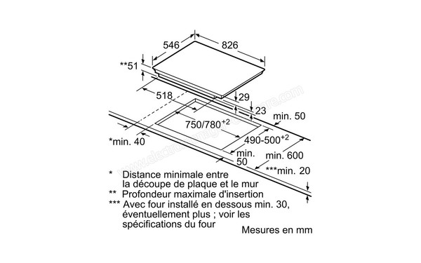 NEFF T54T86N2 - Niche d'encastrement