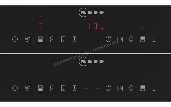 NEFF T63TDX1L0 - Panneau de commandes