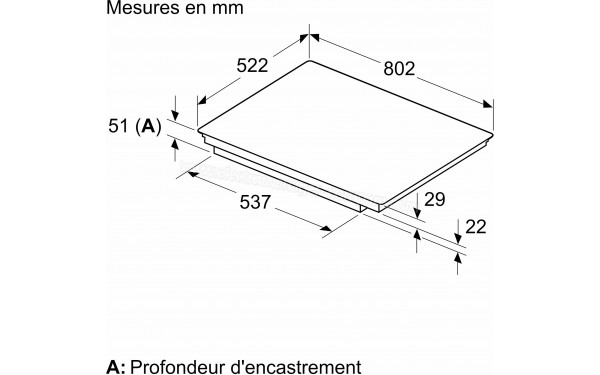 NEFF T68FHE4L0 - Dimensions