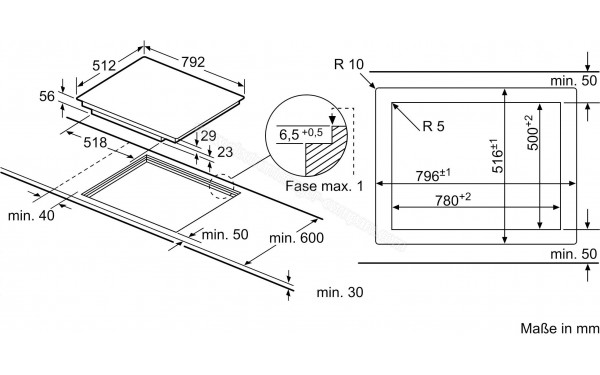 NEFF T68PT6QX0 - Sch&eacute;ma technique