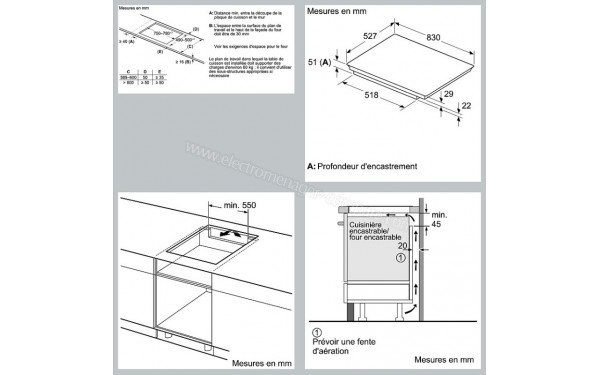 NEFF T68TTY4L0 - Dimensions