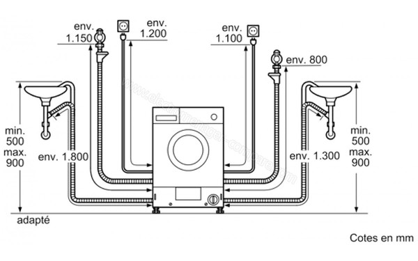 NEFF V6540X1EU - Sch&eacute;ma de raccordement