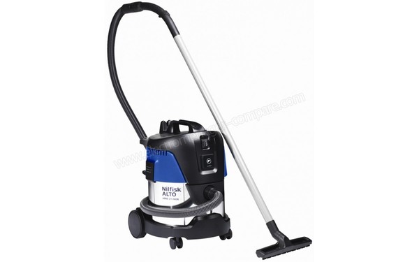 NILFISK AERO 21-21 PC Inox EU - Vue 3/4 gauche