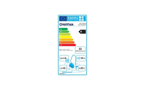 NILFISK GD 930Q EU - &Eacute;tiquette &eacute;nergie