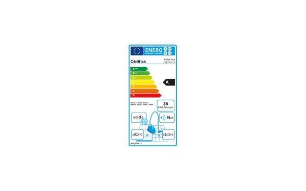 NILFISK NEO W10P05A EU - &Eacute;tiquette &eacute;nergie