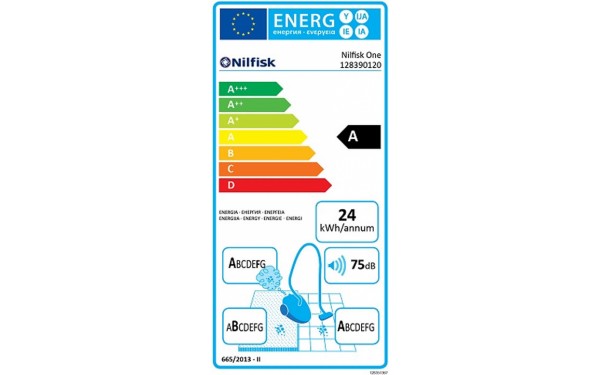 NILFISK One LGRPC13P05A-HFN - &Eacute;tiquette &eacute;nergie