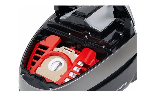 NILFISK Select SICO13P08A1 Comfort - Vue de l'int&eacute;rieur (cr&eacute;dit : Boulanger)