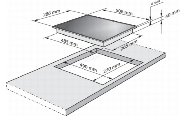 NORD INOX DV2500 - Dimensions