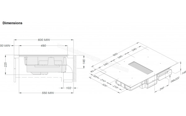 NOVY 1851 Easy - Dimensions