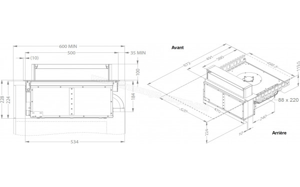 NOVY 40004 - Dimensions